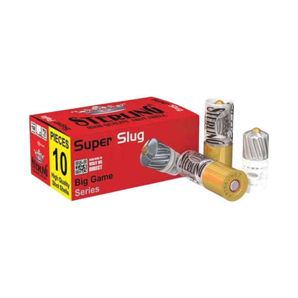 STERLİNG 12 CAL SUPER PALLA TEK KURŞUN KOLİ BAZLI AV FİŞEKLERİ